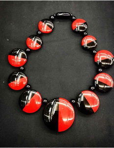 Collier en résine de bijouterie fantaisie, vente chaude en provenance d'Inde, collier fait à la main pour femmes et filles, couleur attrayante - Product Image 5