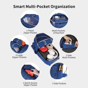 Sac à dos tactique à logo personnalisé pour la randonnée, les voyages et les aventures en plein air avec rangement spacieux et tissu imperméable durable - Product Image 5