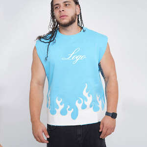 Camiseta sin mangas informal con estilo para hombre, ropa deportiva de secado rápido para gimnasio, chaleco transpirable de entrenamiento muscular para entrenamiento, correr a la moda - Product Image 1