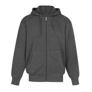 Sweats à capuche en coton avec fermeture éclair respirante OEM polaire Streetwear style extérieur poids lourd unisexe Couple sweat à capuche personnalisé vente d'usine - Product Image 2