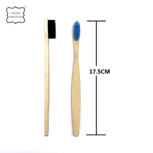 แปรงสีฟันไม้ไผ่สำหรับเด็กผู้ใหญ่แปรงสีฟันไม้ธรรมชาติแบบย่อยสลายได้แปรงสีเป็นมิตรต่อสิ่งแวดล้อมสำหรับ100% - Product Image 2
