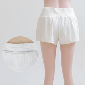 <b>Men</b> Pleated Breathable Eco-Friendly <b>Yoga</b> <b>Shorts</b> Regular Fit High Waist Workout Fitness Running Quick Dry Colored Waterproof - Product Image 3