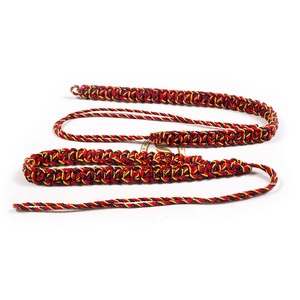 Luxurious Satin <b>Ribbon</b> Ceremonial Lanyard Cord for Fuerzas Armadas Dress Uniforms | Customizable Lanyards for Dress Uniforms - Product Image 3