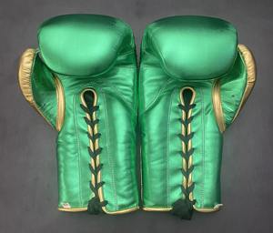 Gants de boxe personnalisables No Boxing No Life - Cuir de vachette de haute qualité, rembourrage épais à 4 couches, fermeture à lacets pour les arts martiaux - Product Image 4