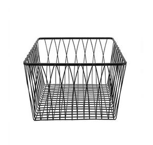 Panier de rangement en fil métallique fait main pour organisateur de stockage essentiel pour organisateur de maison décoratif rustique - Product Image 1