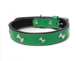 Última Venta caliente Collar de perro de cuero hecho a mano bandas de cuello de cuero genuino para mascotas en el precio de venta al por mayor - Product Image 1