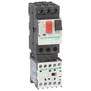 สำหรับ SCHNEIDER ELECTRIC TeSys GV2-ME DOL ชุดสตาร์ทเตอร์แบบรวม 2.5...4 A-24 V DC สำหรับมอเตอร์ - Product Image 1