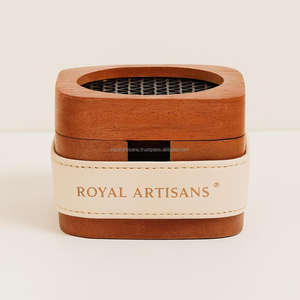 Nouvel arrivage Brûleur bakhoor arabe en bois d'acacia Boîte acrylique Brûleur d'encens design personnalisé Oud bakhoor pour les cadeaux de l'Aïd - Product Image 5