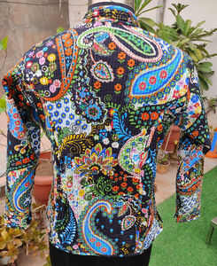 Black Patchwork Quilted Jacket for <b>Women</b>, <b>Women</b> Cotton Jacket Reversible Black Jacket All Size <b>S</b>/M/L/XL/2XL/3XL - Product Image 4