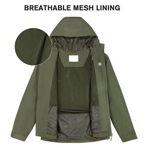 Chaqueta cortavientos ligera de secado rápido para hombre de alta calidad de talla grande para hombre, chaquetas resistentes al agua a prueba de viento para exteriores - Product Image 5