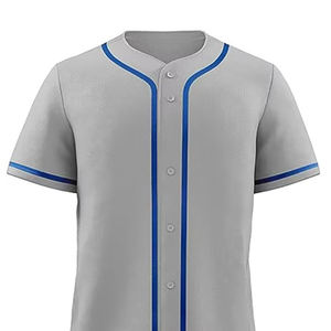 Nouvel arrivage de maillots de baseball imprimés avec nom personnalisé meilleur prix 100% vêtements de sport en polyester respirant pour les joueurs de softball grande taille - Product Image 2