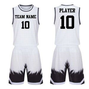 Diseña Tu Propio Uniforme de Baloncesto con Logotipo a Precio de Mayoreo, Venta Especial, Conjunto de Camiseta y Pantalones Cortos de Baloncesto 100% Poliéster - Product Image 1