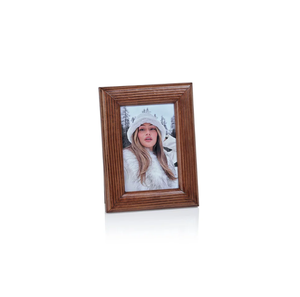 Cadre photo en bois en laiton AK de couleur noyer Ensemble de 3 au meilleur prix en Inde pour la décoration de la chambre/décoration de table Accents - Product Image 2