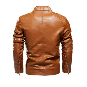 Chaqueta de invierno para hombre de High Street 2024 para piel de vaca en relieve de cocodrilo precio al por mayor servicio OEM de alta calidad - Product Image 4