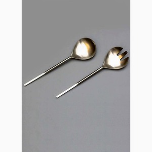 Ensemble de couverts à Long manche en acier inoxydable, service de salade royal en acier inoxydable poli miroir - Product Image 4