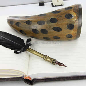 Tankard de cuerno auténtico, taza vikinga hecha a mano, vajilla rústica ecológica para cerveza Ale Mead, cerveza fría, juego a granel - Product Image 3