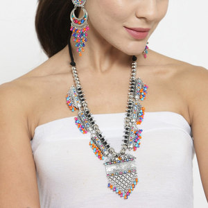 ชุดเครื่องประดับอัฟกันวินเทจแบบปรับแต่งได้สำหรับผู้หญิง ขายดี จัดส่งรวดเร็ว ชุดสร้อยคอสำหรับงานแต่งงาน - Product Image 6