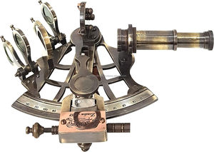 Chất Lượng Tốt Nhất Hải Lý Sextant J Scott London Cổ Điển Brass Antique Sextants Với Hộp Giáo Dục Hiệu Chuẩn Navigational - Product Image 5