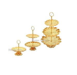 Support de pâtisserie à gâteau en bois et en fer forme ronde taille personnalisée support de gâteau à Dessert pour l'utilisation de restaurant à domicile - Product Image 2