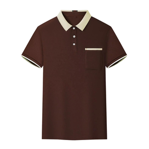 Polo de Última Moda para Hombre, Manga Corta, Estilo Golf, Informal, Cuello en Contraste, Corte Atlético, Personalizable con Marca, Múltiples Colores y Tallas - Product Image 1