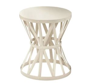 Nouveau design forme ronde en bois haut fer fil jambes Table couleur noire Table meubles pour bar hôtel maison zone fantaisie Table basse - Product Image 2