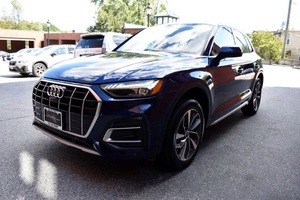 (W & T) โปรโมชั่นใช้2021 audl Q5 4dr Prestige SUV AWD W45 TFSI (2.0L 4cyl Turbo) METALLIC Blue SUV มือสอง - Product Image 4