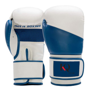 Guantes de Boxeo de Cuero Genuino de Alta Calidad, Ligeros, con Correa de Muñeca Ajustable, Diseño Personalizable con Logotipo, Transpirables para Adultos - Product Image 1