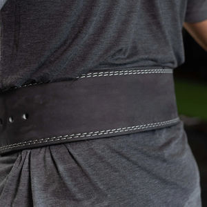 Ceinture de musculation tendance en acier inoxydable avec boucle à levier, logo personnalisé, 10 mm, pour squats, musculation, entraînements, soutien du dos, ceinture de powerlifting - Product Image 4