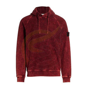 Couleur pêche Unique coton lourd lavage à l'acide sweats à capuche décontracté élégant lavage à l'acide à capuche hommes conception personnalisée hommes sweats à capuche pour hommes - Product Image 5