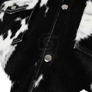 เสื้อแจ็คเก็ตหนังวัวคุณภาพสูง ออกแบบโลโก้ตามสั่ง เสื้อแจ็คเก็ตหนังวัวแฟชั่นสำหรับฤดูหนาว เสื้อผ้าแฟชั่น เสื้อแจ็คเก็ตหนังวัวสำหรับผู้ชาย - Product Image 5