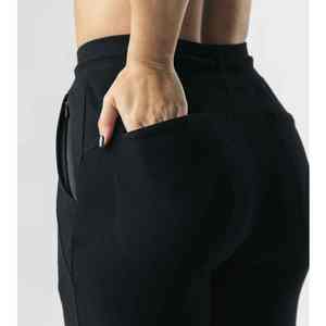 กางเกงวอร์มเอวสูงสำหรับผู้หญิงผ้าฝ้ายพิมพ์โลโก้กางเกงจ็อกเกอร์สำหรับฤดูหนาวสไตล์หน้าเรียบสินค้ามาใหม่2020 - Product Image 5