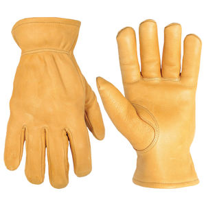 Gants de conducteur en cuir en gros Gants en cuir de chèvre durables pour la construction et l'usage général à prix économique - Product Image 2
