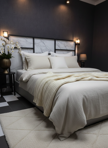 Juego de Funda Nórdica de Lino 100% Orgánico - Juego de Ropa de Cama de Lino Suave y Ecológico de 4 Piezas con Cierre de Botones - Product Image 2