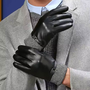 Mejor Material Guantes de cuero Pantalla táctil Nuevo diseño Transpirable Casual Aplicable para la temporada de invierno Precio al por mayor Hecho - Product Image 2