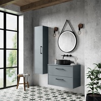 Miroir de salle de bain rond de style moderne anti-buée avec éclairage LED à capteur tactile, miroir intelligent personnalisé équipé d'une lampe, garantie de 5 ans
