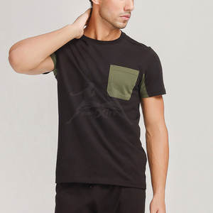 Camiseta cómoda para hombre hecha con tela de algodón transpirable suave Camiseta informal con estilo para hombre Uso diario - Product Image 5