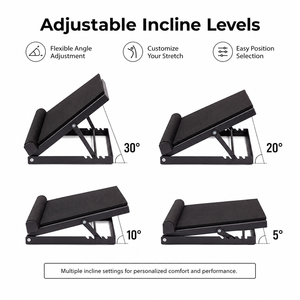BNcompany Professional Steel Slant Board Adjustable Incline Board and Calf Stretcher Durable Gym <strong>Trainer</strong> for Calf <strong>Stretching</strong> - Product Image 3