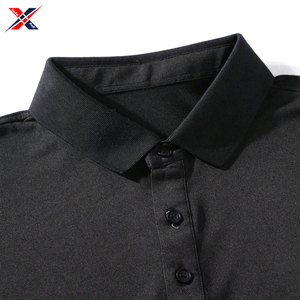 เสื้อโปโลแขนสั้นผ้าคอตตอนโพลีเอสเตอร์100% สำหรับผู้ชายเสื้อผ้าฝ้ายโพลีเอสเตอร์ออกแบบโลโก้ได้ตามต้องการ - Product Image 3