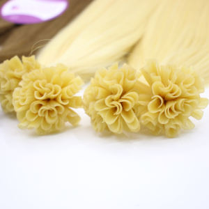 Extensions de cheveux vierges vietnamiennes de qualité supérieure en gros, mèches à pointes en U, couleur blonde droite, prix de gros très bas - Product Image 3