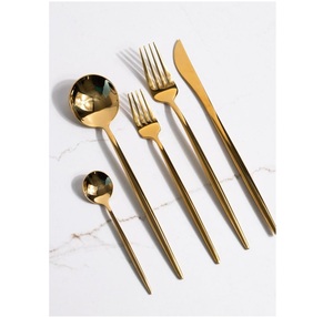 Ensemble de couverts en acier inoxydable pour mariage et restaurant, cuillère, fourchette, couteau, couverts, prêt à être expédié - Product Image 5