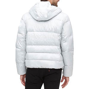 Chaqueta acolchada ajustada de fabricación profesional para hombre, ropa informal, chaqueta acolchada gruesa a la moda para exteriores para hombre con personalización - Product Image 4