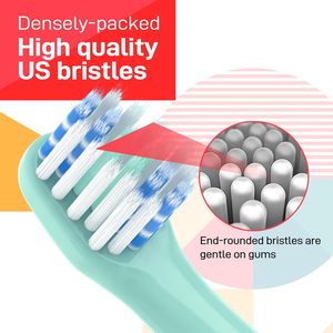 Tight Gap Penetration <b>Round</b> Toothbrush Head Refills Generic for Oral Bs Electric <b>Brush</b> Heads Wholesale OEM Factory Price - Product Image 3