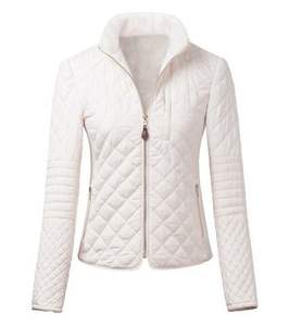 เสื้อแจ็คเก็ตพัฟเฟอร์แบบมีฮู้ดคุณภาพสูงสำหรับทุกเพศ พร้อมซิปปิด ปรับแต่งได้ กันน้ำ/กันลม สไตล์ลำลอง มีโลโก้ด้านหน้า - Product Image 1