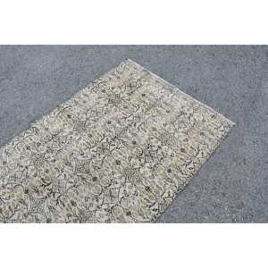 พรมปูพื้นขนาดใหญ่สไตล์ตุรกีวินเทจ36x75ฟุตคลาสสิกสีเบจสีดำการออกแบบการเย็บปะติดปะต่อกันวัสดุขนสัตว์พรมรองรับพรมจำนวนห้อง - Product Image 5