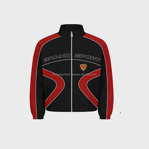 Conjunto de chándal de nailon personalizado de talla grande Traje cortavientos de bloque de moda para hombre Logotipo personalizado Chándal de nailon cortavientos de secado rápido - Product Image 4