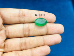 Piedra preciosa Esmeralda hecha a mano corte facetado fabricación de joyas y hallazgos accesorios componentes piedra suelta - Product Image 4