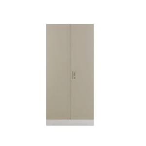 Bedroom Decoration 2 Door Steel Almirah Modern Style Slimline 2 Door Storage Cabinet Wardrobe Manufacturer From India