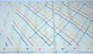 Exclusivo Deshi Dhakai Jamdani Naranja Sharee Calidad de exportación para mujeres TELA JAMDANI Azul ROJO VERDE Dorado de Bangladesh - Product Image 5