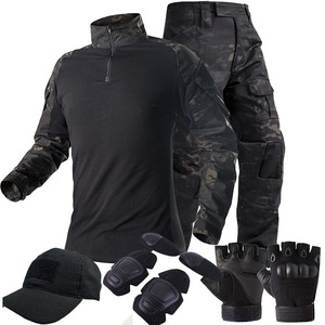 Ensemble uniforme tactique de combat en softshell imperméable, respirant et coupe-vent à multiples poches, vêtements de camouflage pour le travail en extérieur - Product Image 3