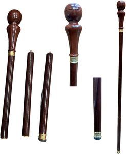 ไม้เท้าพับได้ด้ามจับไม้แบบ T ดีไซน์ทันสมัย ทำมือ น้ำหนักเบา ปรับแต่งได้ ขายดีที่สุด - Product Image 1